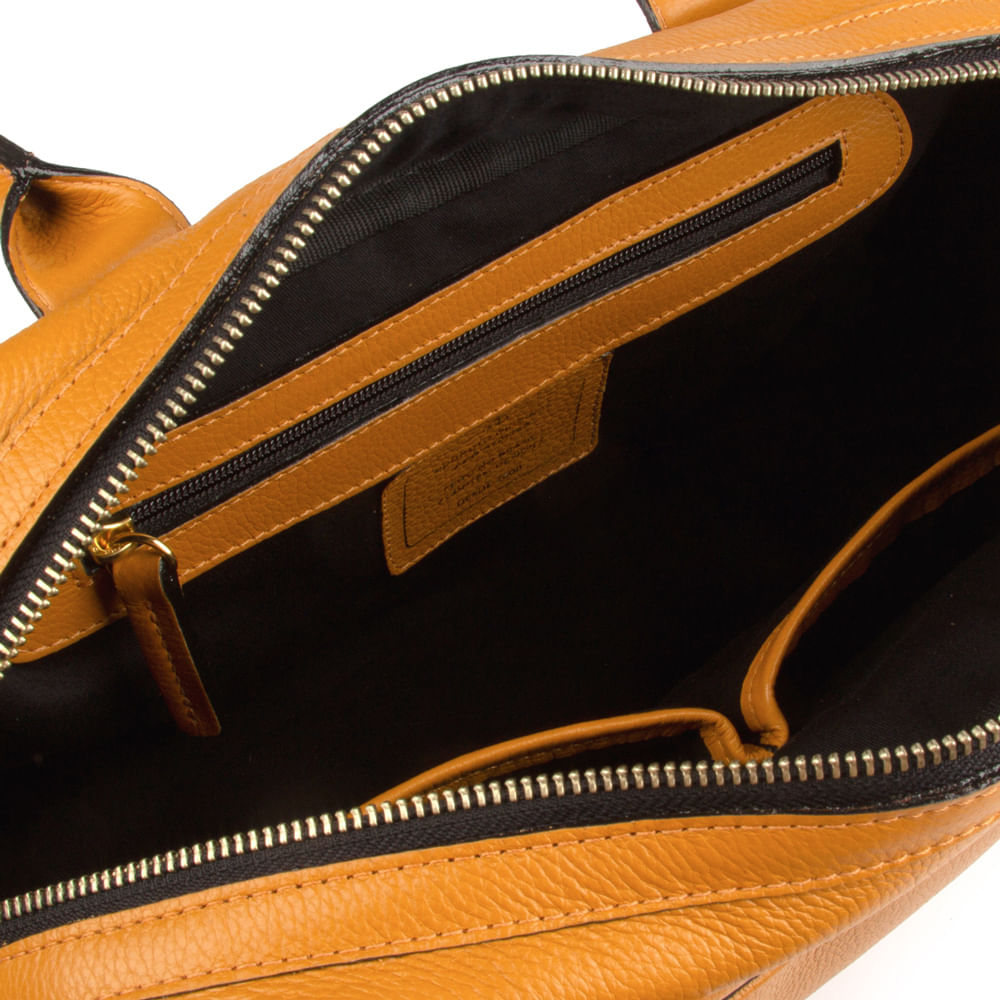 joules brown leather bolsa